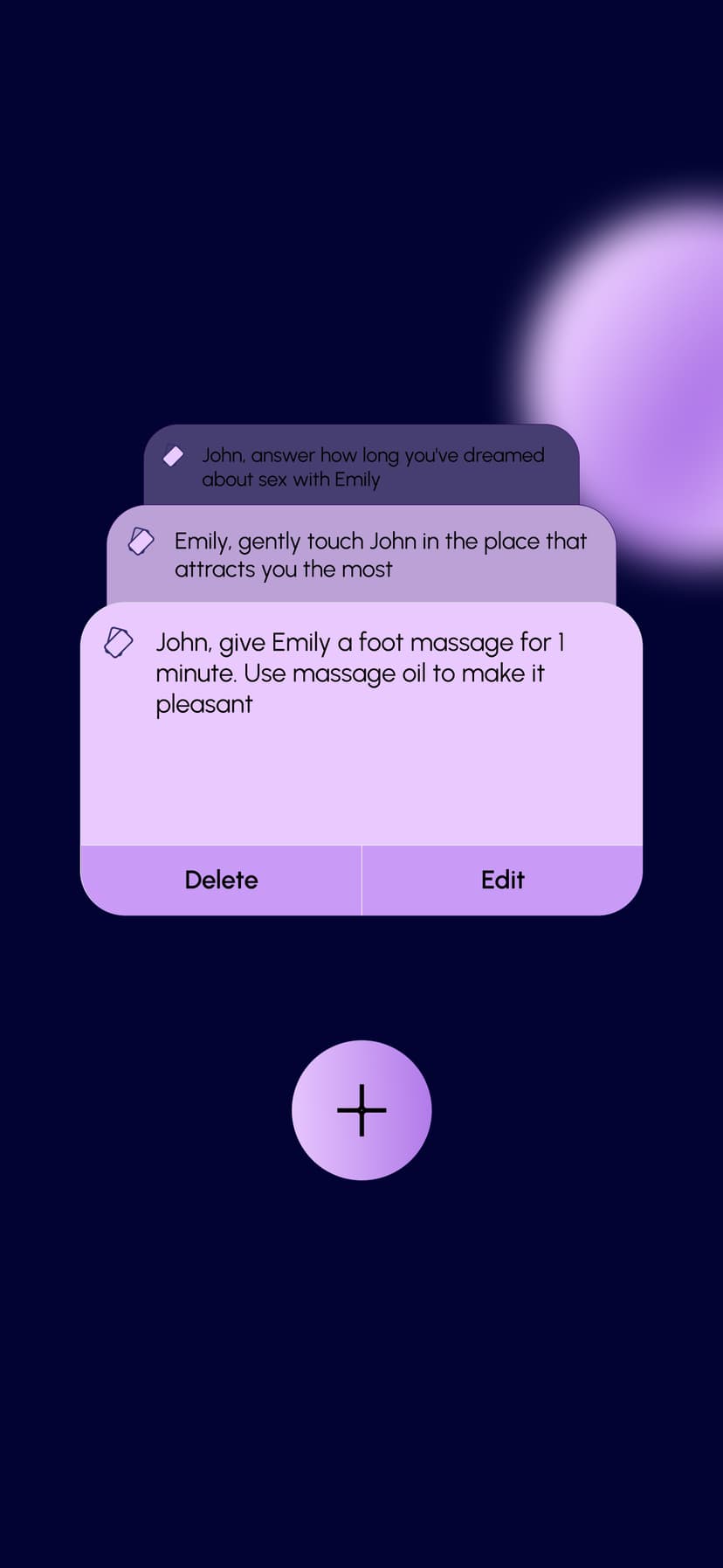 Person creating a wishlist